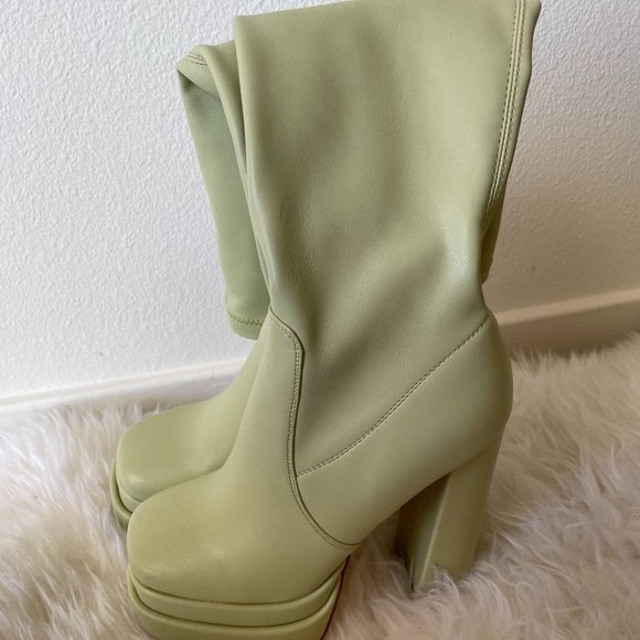 Knee High Platform Gogo Boots - Picture 6 of 9